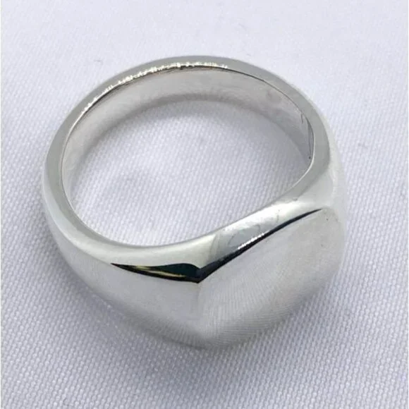 David Yurman Signet Sterling Silver 925 Size 8 .75